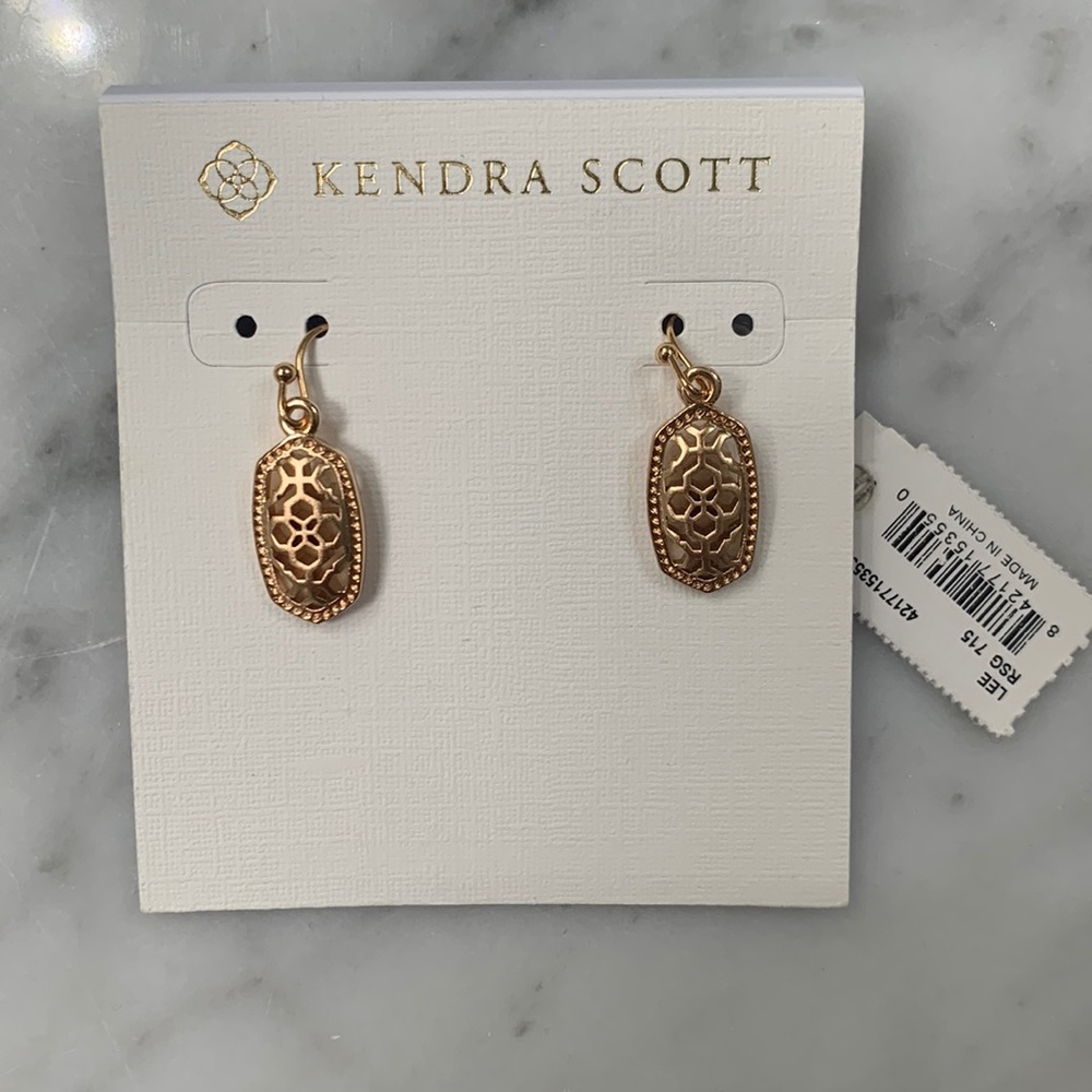Kendra Scott Small Gold Drop Earrings